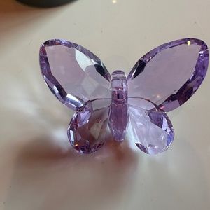 Swarovski Crystal Purple Butterfly